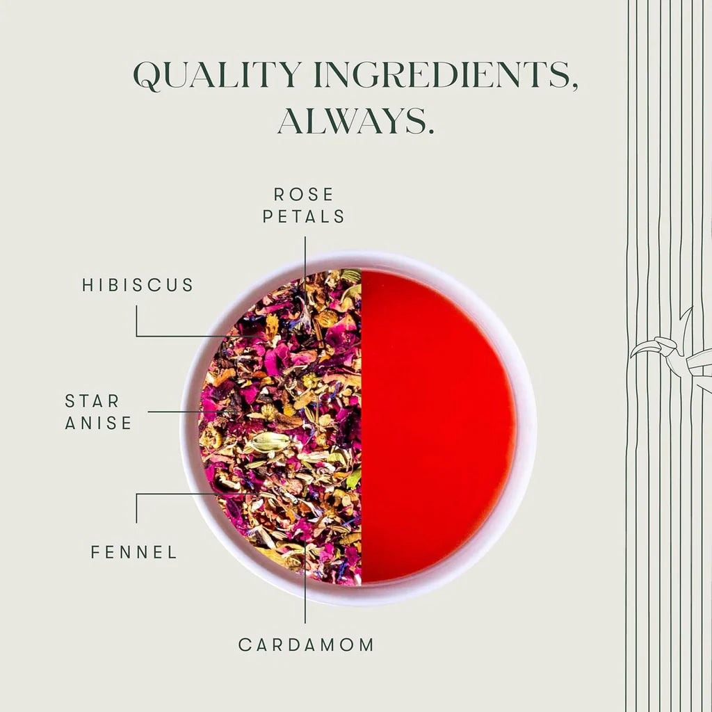 African Rose | Organic Detox Herbal Infusion | Tin Caddy | 50gm